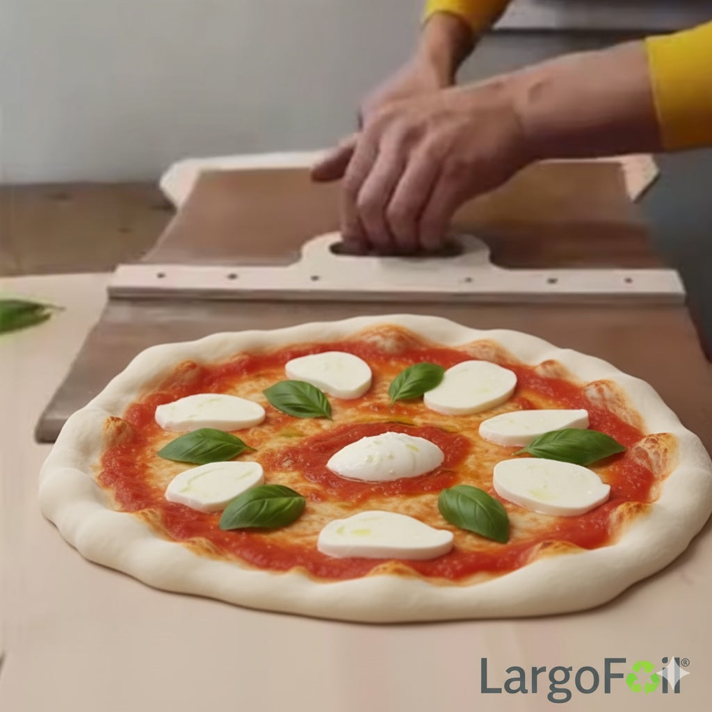 🍕 Pala da Pizza Scorrevole LargoFoil® – Design Italiano, Antiaderente e Professionale